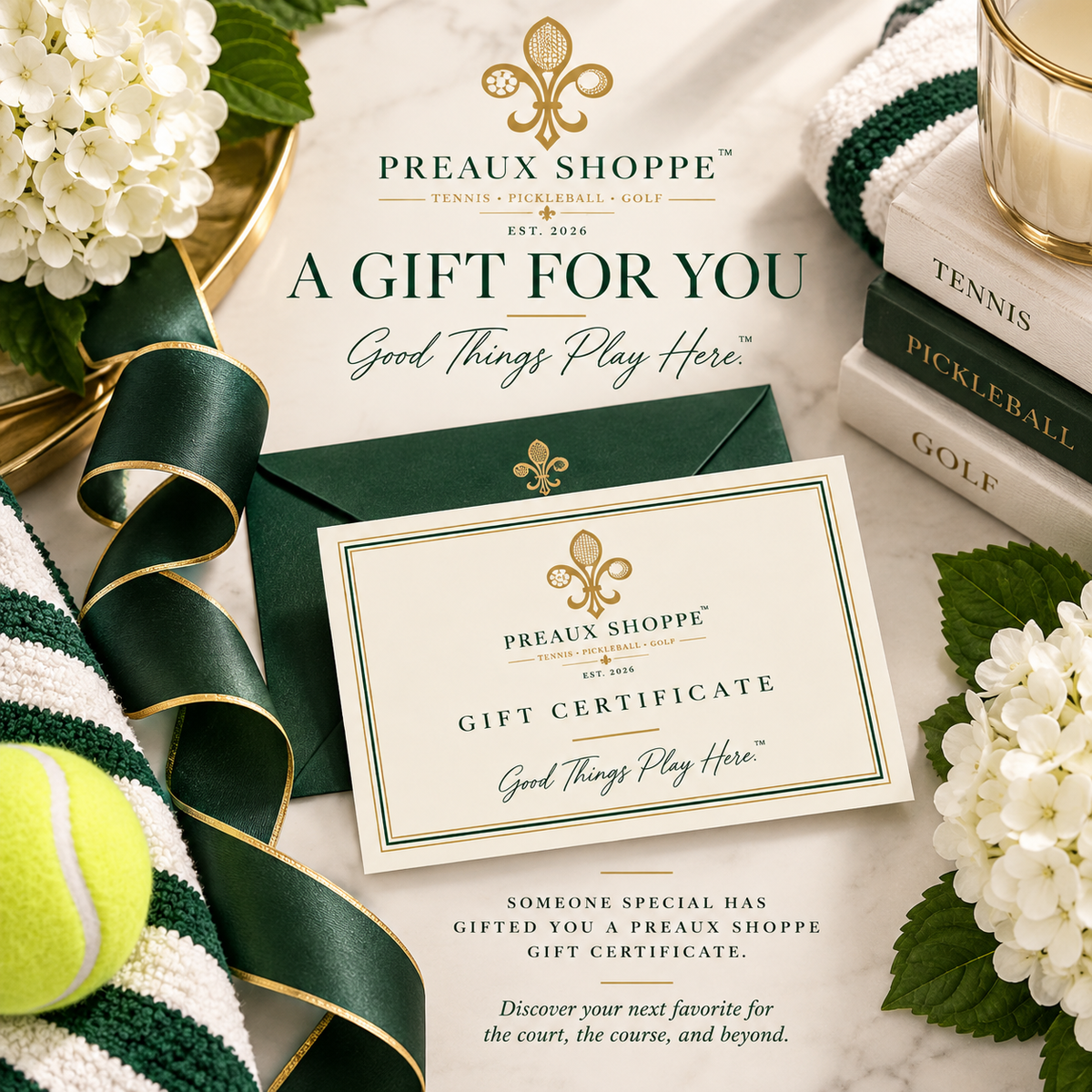 Preaux Shoppe Gift Certificates