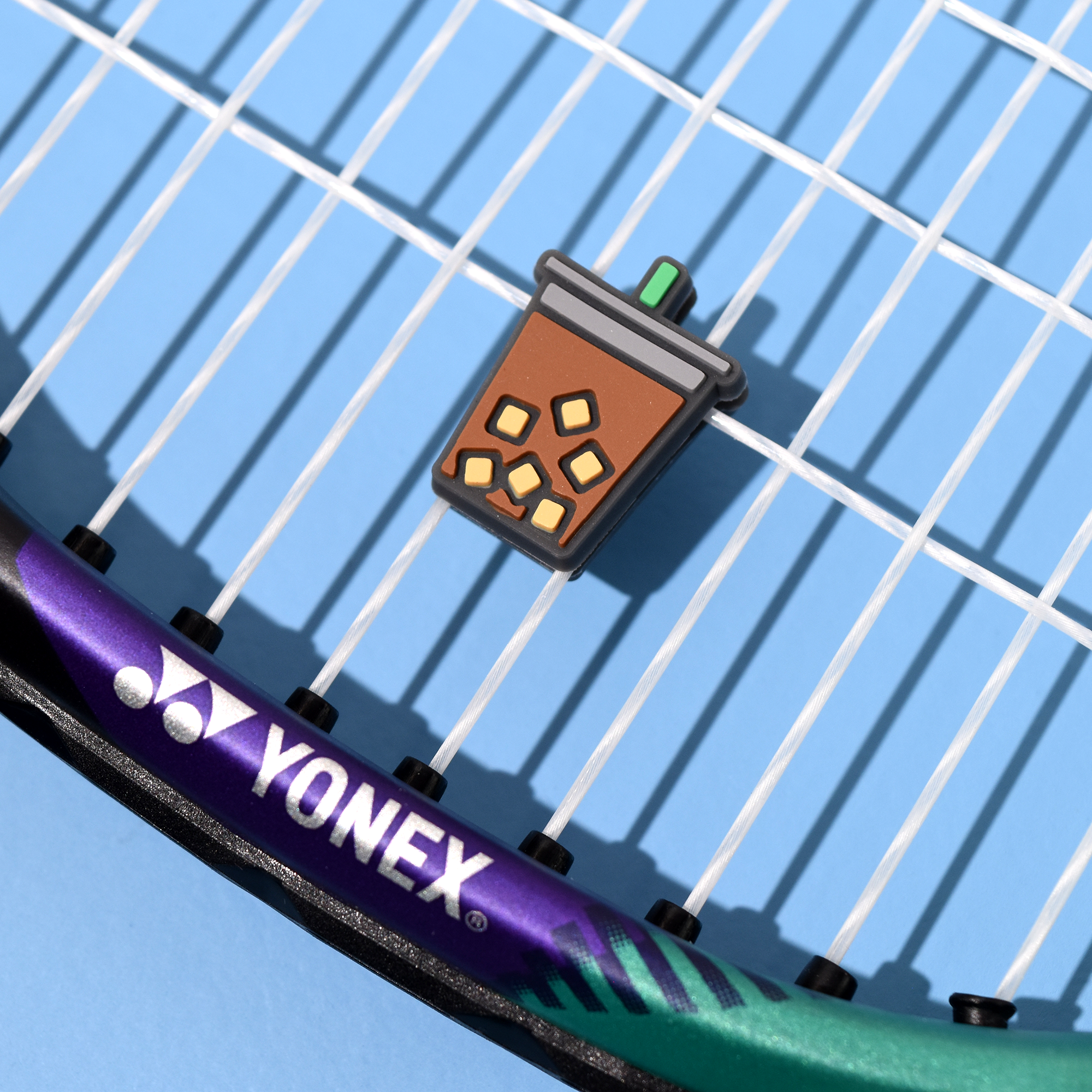 Delicious Dampeners - (2-Pack) Iced Coffee - Food Tennis Vibration Dampener: Delicious Dampeners - (2-Pack) Iced Coffee - Food Tennis Vibration Dampener