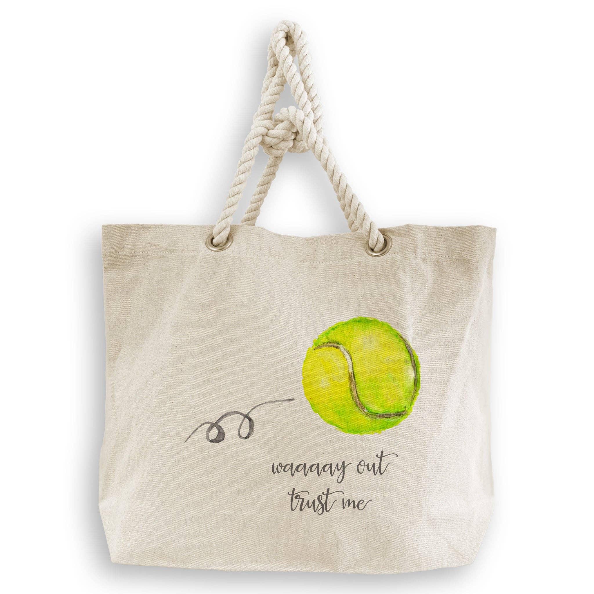 Tennis Waaay Out: Dishtowel / -