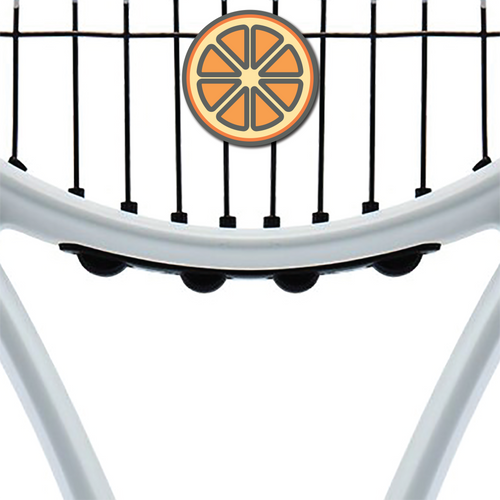 Delicious Orange Tennis Dampeners – Set of 2