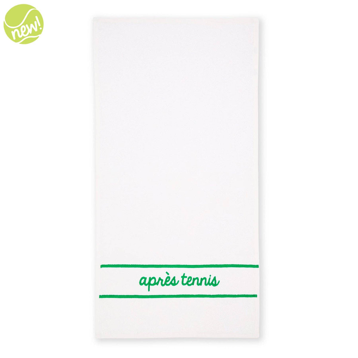 Swift Terry Towel: Apres Tennis White