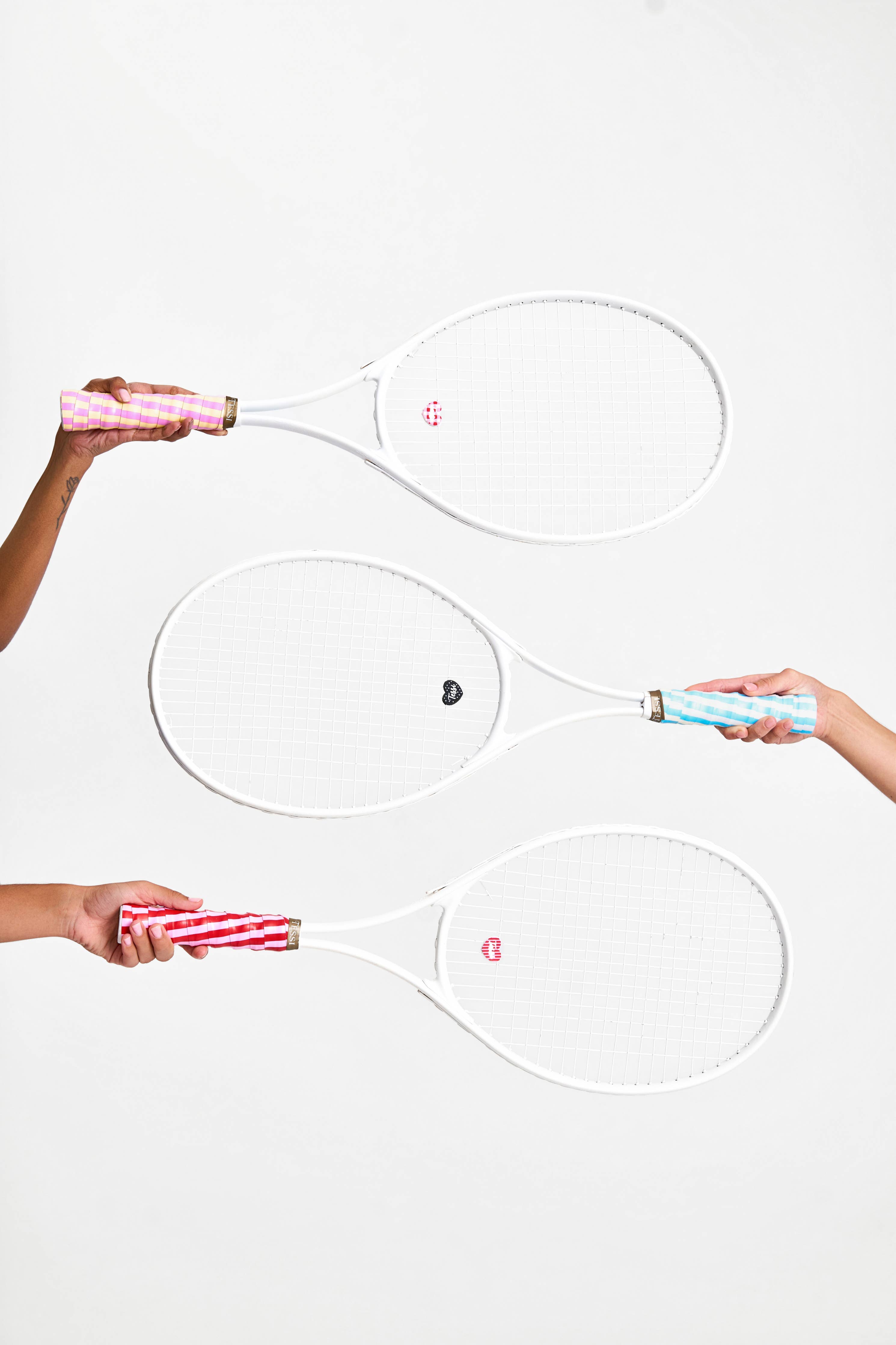 3 - Pack Pattern Racket Overgrips (Tennis/Pickleball/Padel): Stripes