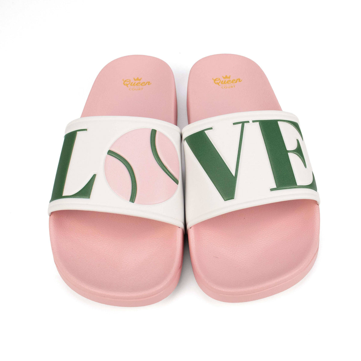 Tennis and Pickleball Slides: Pink Tennis / 8-8.5