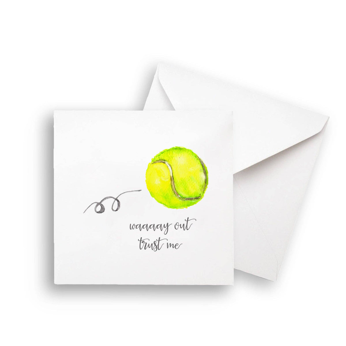 Tennis Waaay Out: Dishtowel / -