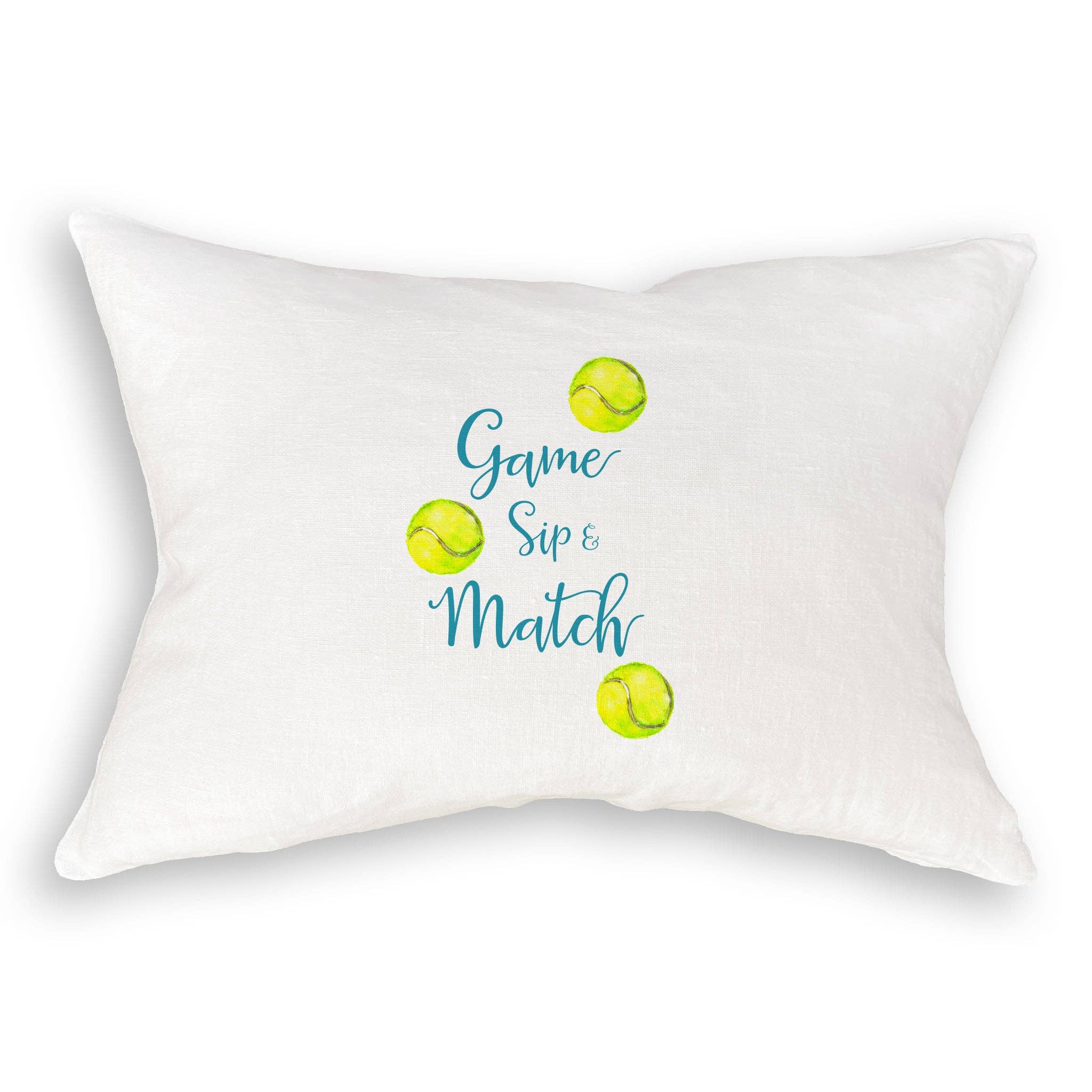 Tennis Game Sip Match: Dishtowel / -