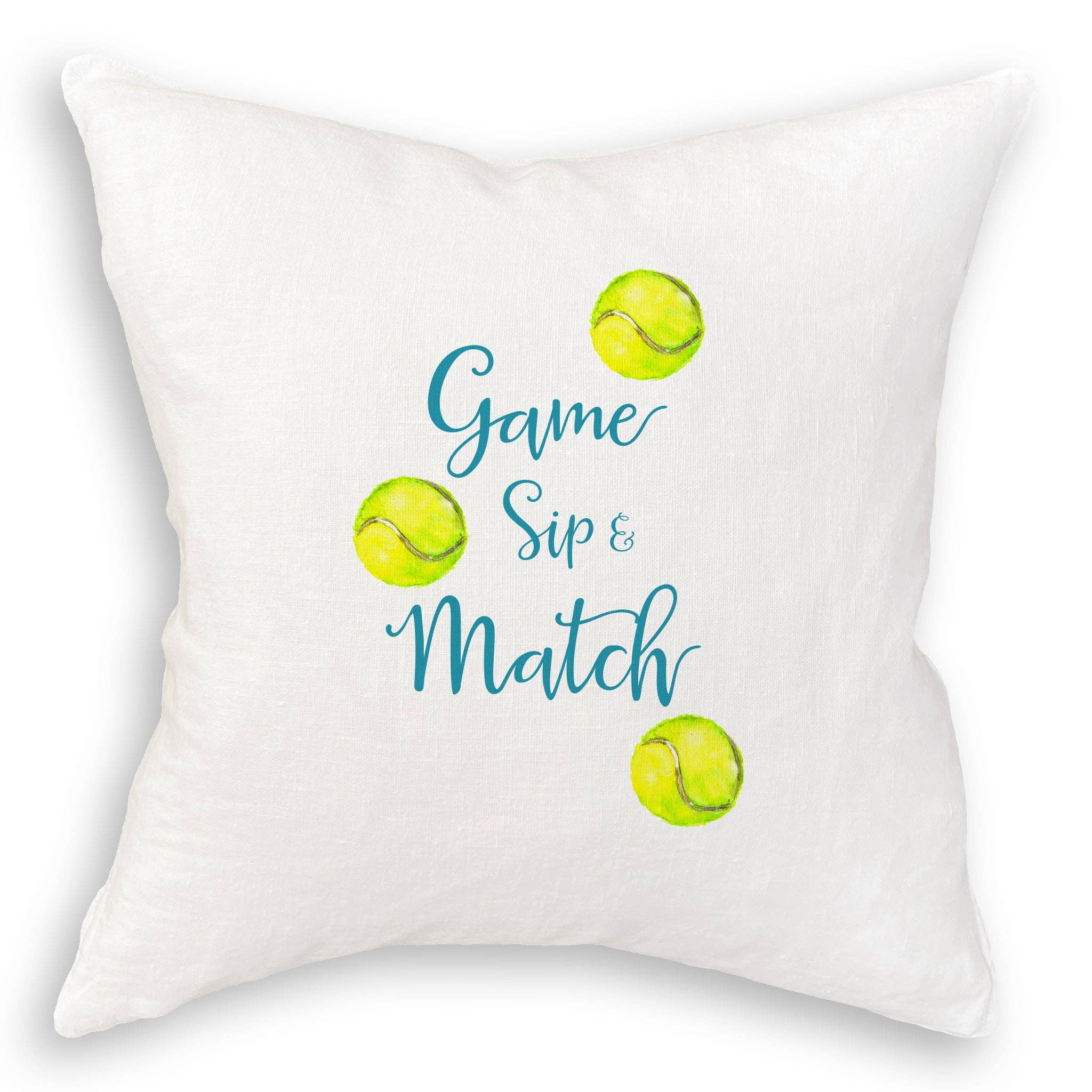 Tennis Game Sip Match: Dishtowel / -
