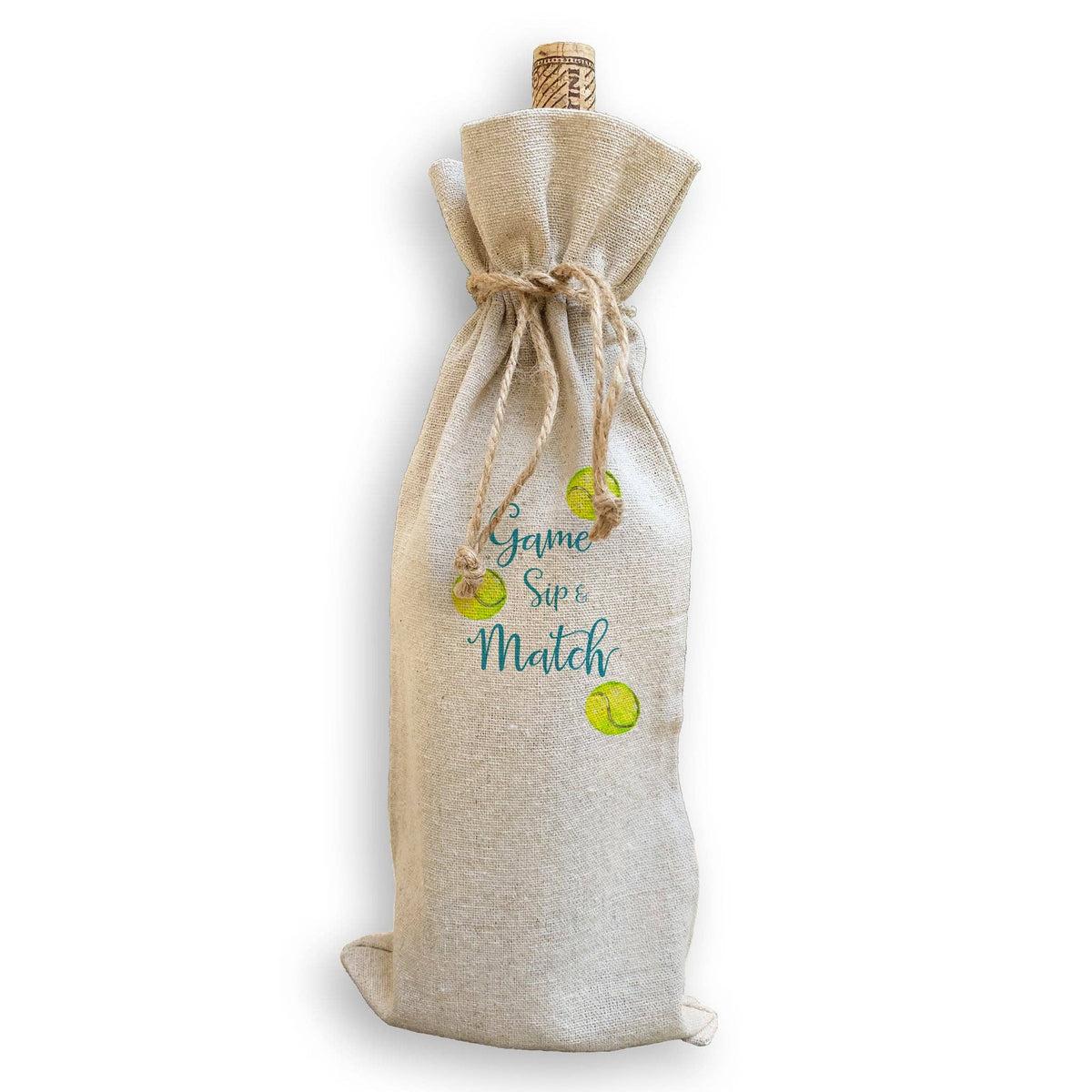 Tennis Game Sip Match: Dishtowel / -