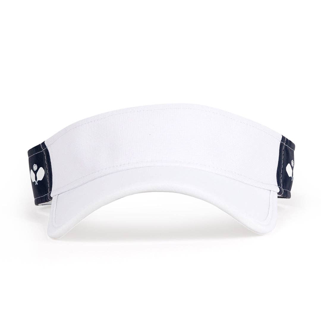 Head In The Game Visor: Crossed Paddles