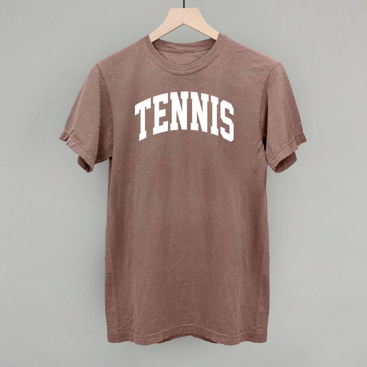 Tennis Arch (White): Navy / S / Oversized Varsity Crew