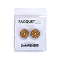 Delicious Dampeners - (2-Pack) Orange - Food Tennis Vibration Dampener