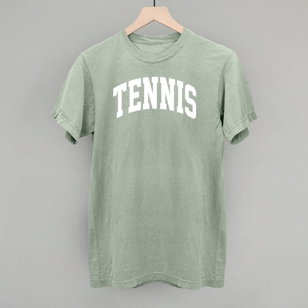 Tennis Arch (White): Navy / XL / Oversized Varsity Crew
