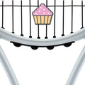 Delicious Dampeners - (2-Pack) Cupcake - Food Tennis Vibration Dampener: Delicious Dampeners - (2-Pack) Cupcake - Food Tennis Vibration Dampener