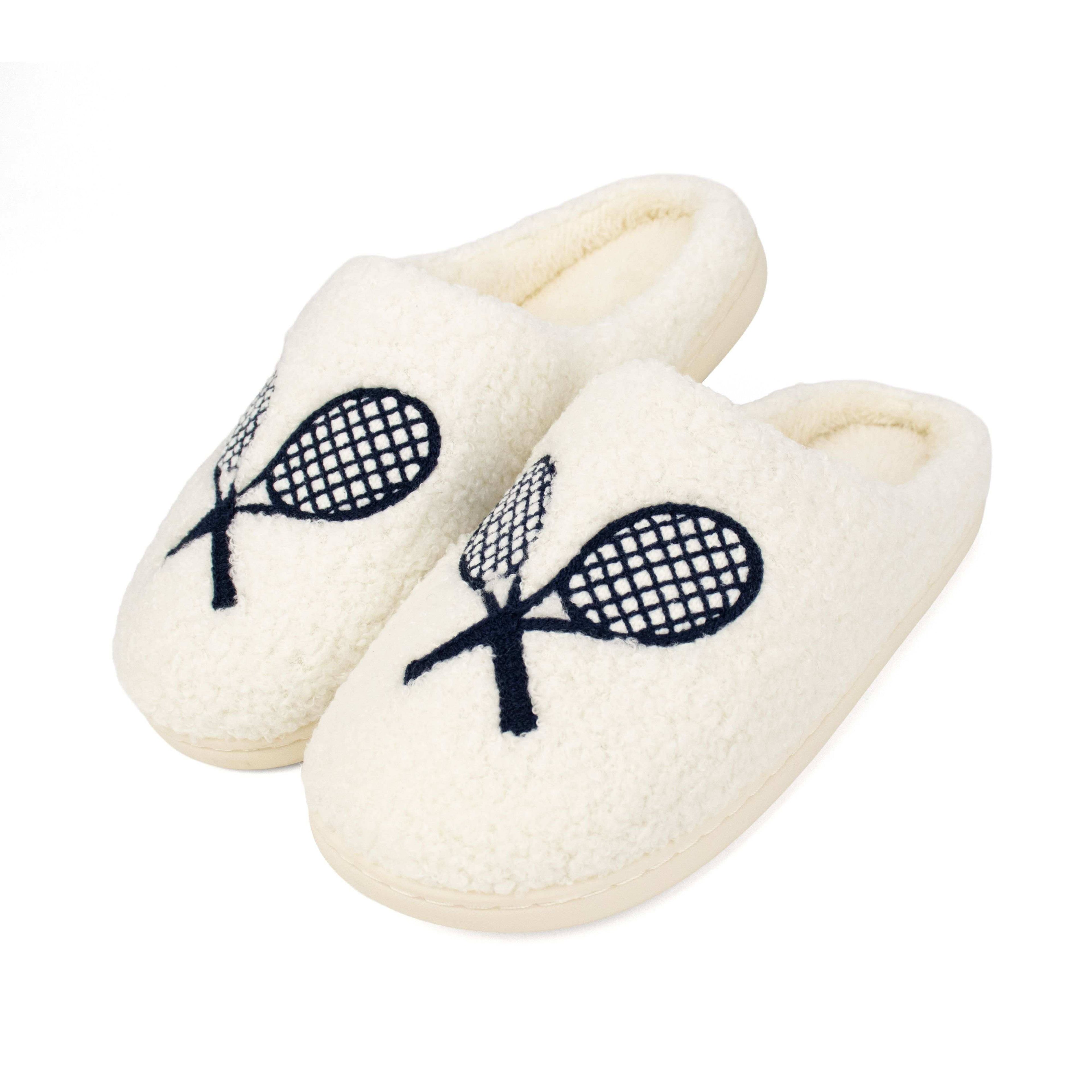 Tennis Slippers: Navy / 10