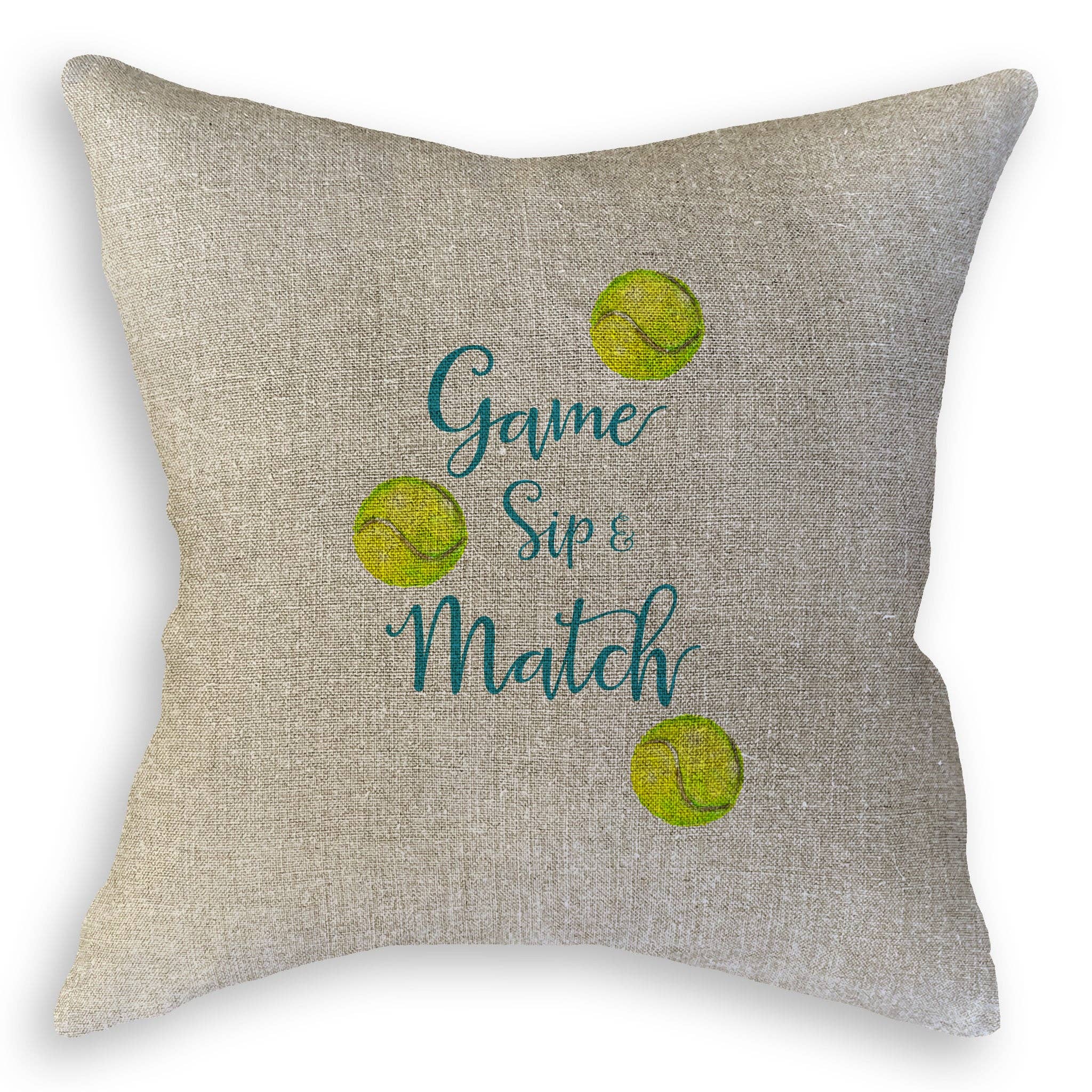 Tennis Game Sip Match: Dishtowel / -