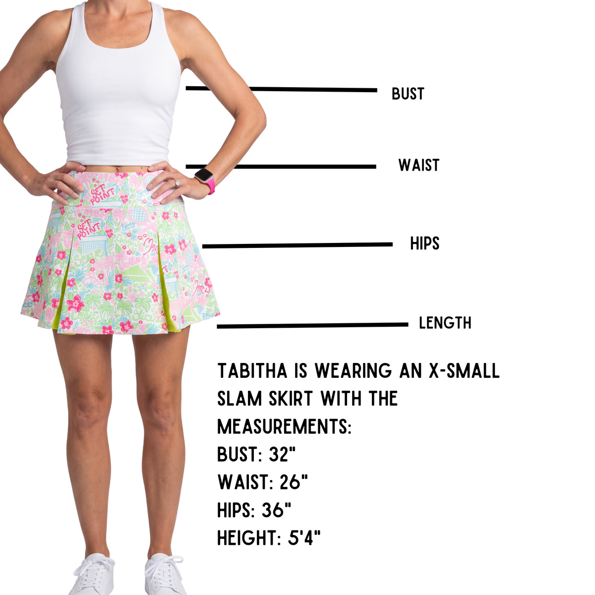 Grand Slam Skirt: Mint to WIN / L