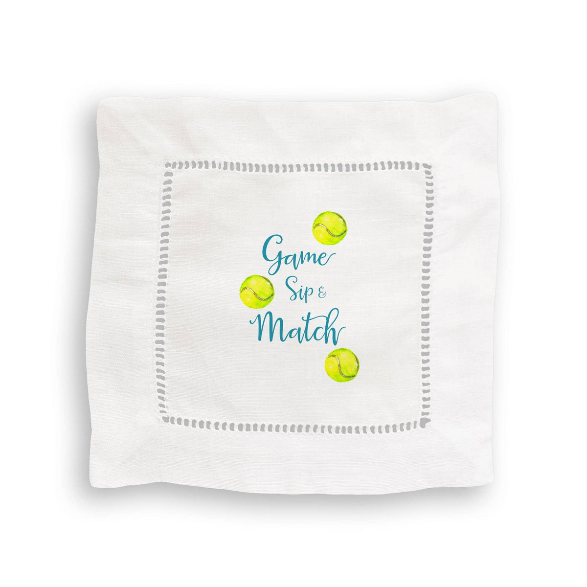 Tennis Game Sip Match: Dishtowel / -