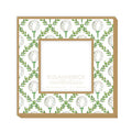 Golf Trellis With Golf Ball and Tee Frame 4x4 Gold