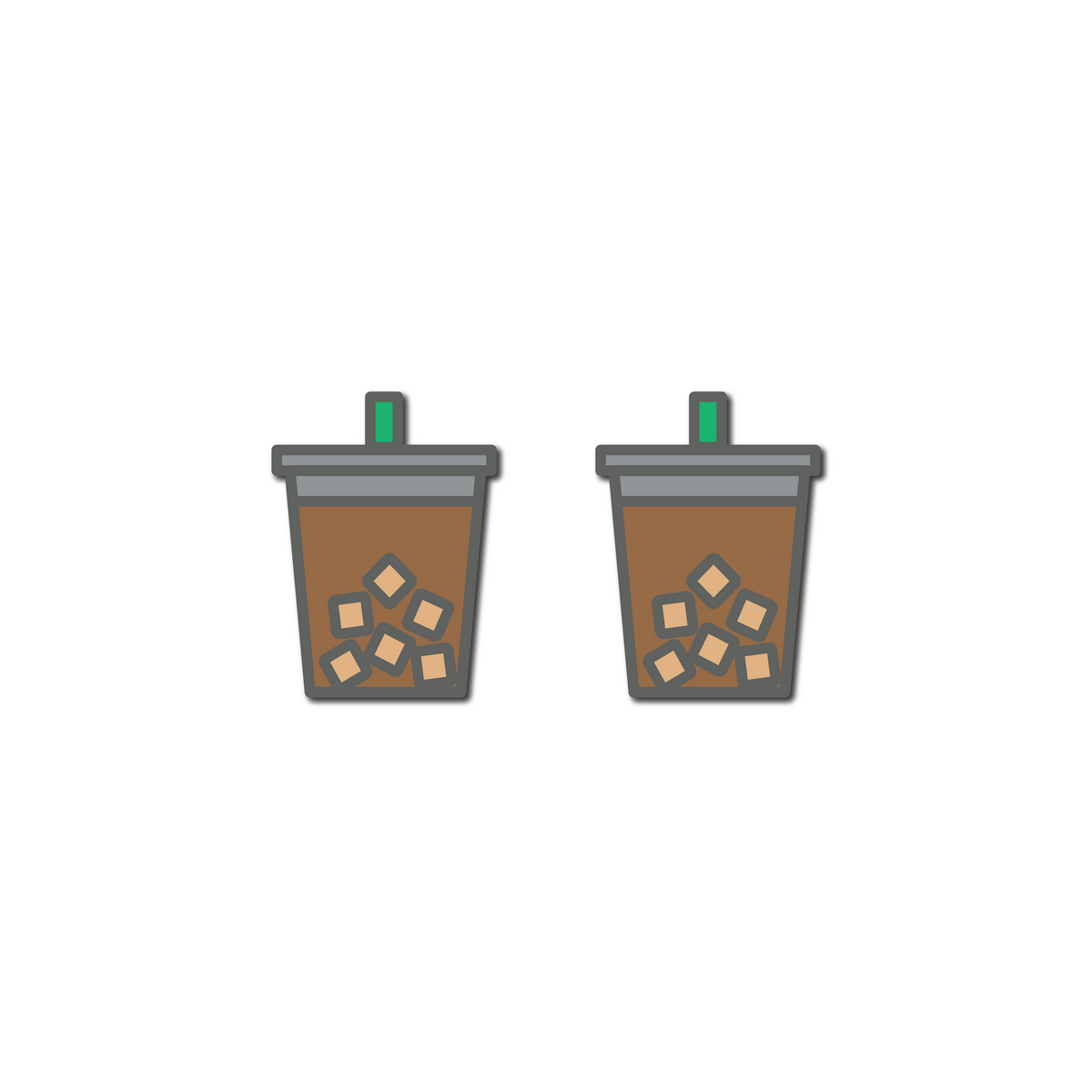 Delicious Dampeners - (2-Pack) Iced Coffee - Food Tennis Vibration Dampener: Delicious Dampeners - (2-Pack) Iced Coffee - Food Tennis Vibration Dampener