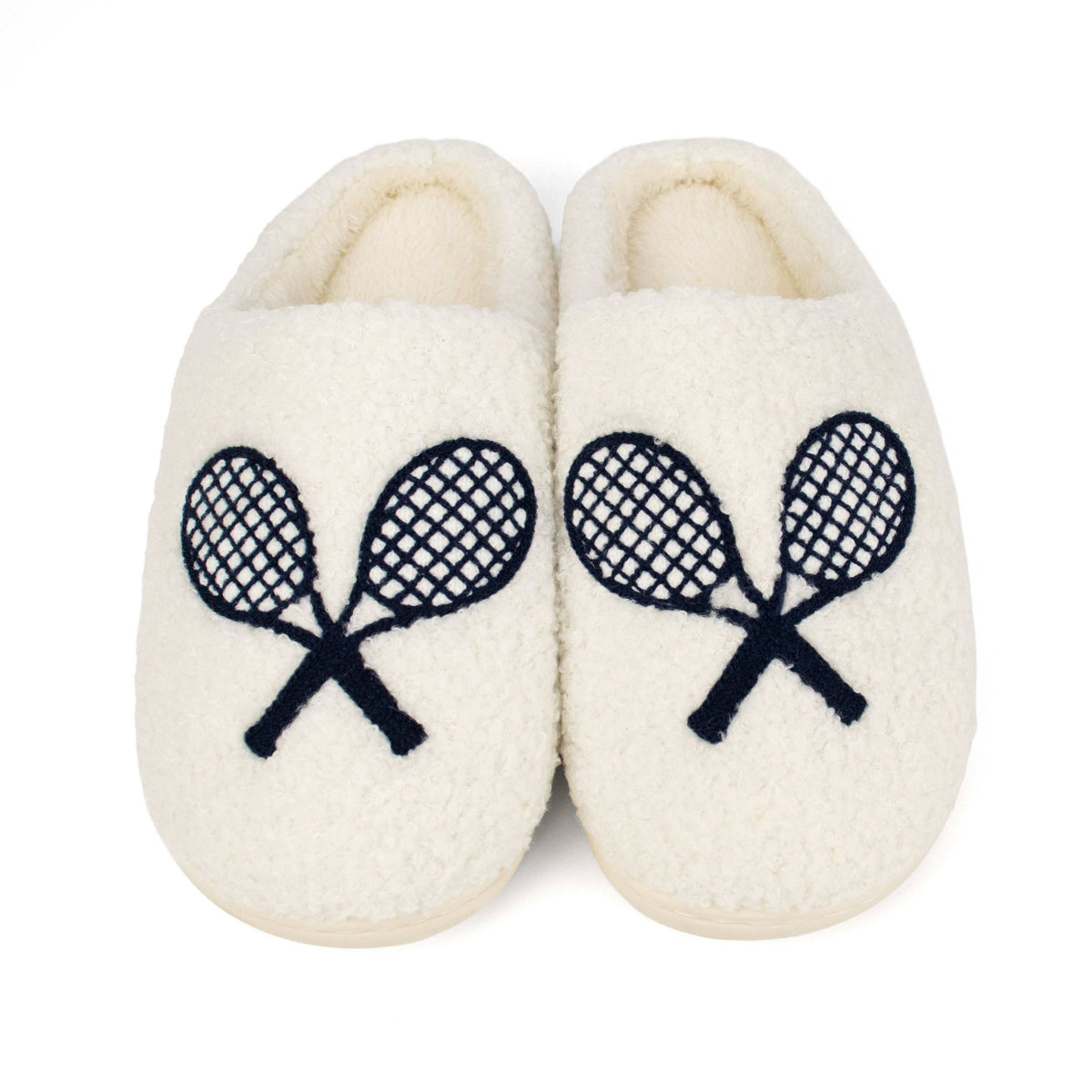 Tennis Slippers: Navy / 10