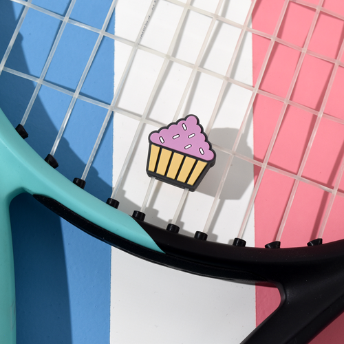Delicious Cupcake Tennis Dampeners – Set of 2