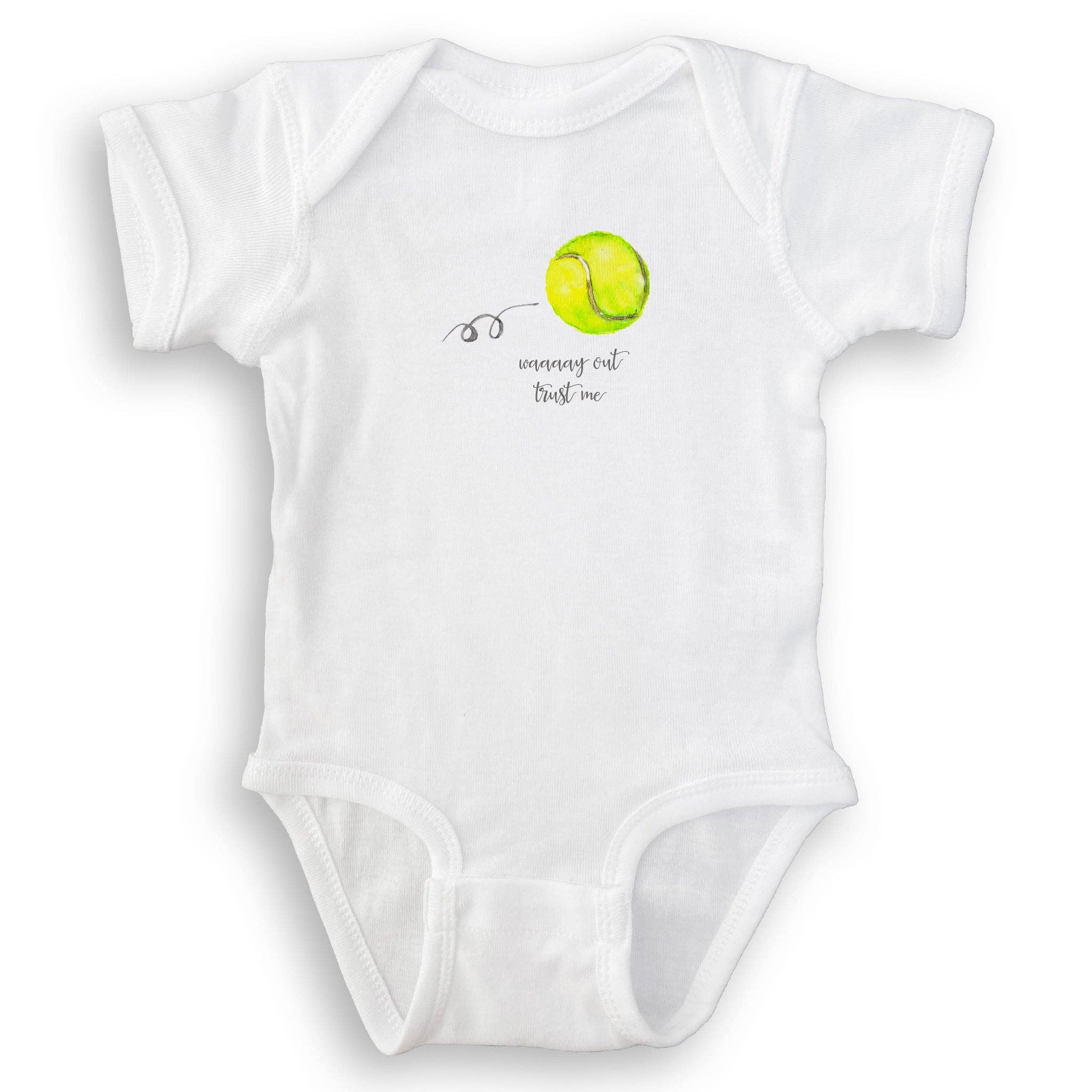 Tennis Waaay Out: Dishtowel / -