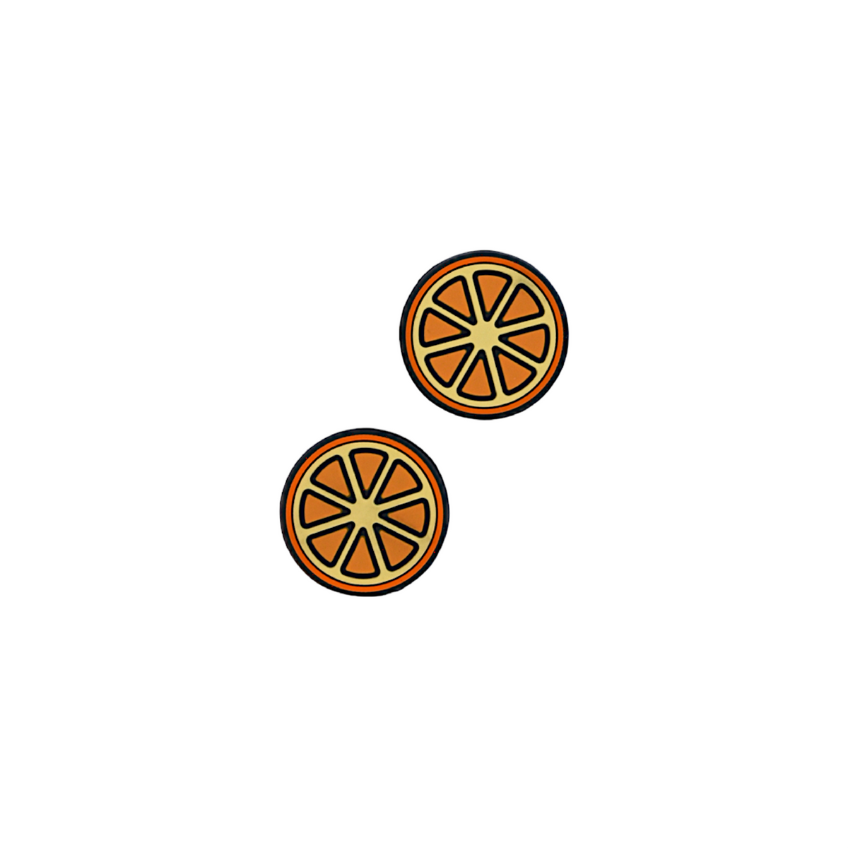 Delicious Dampeners - (2-Pack) Orange - Food Tennis Vibration Dampener