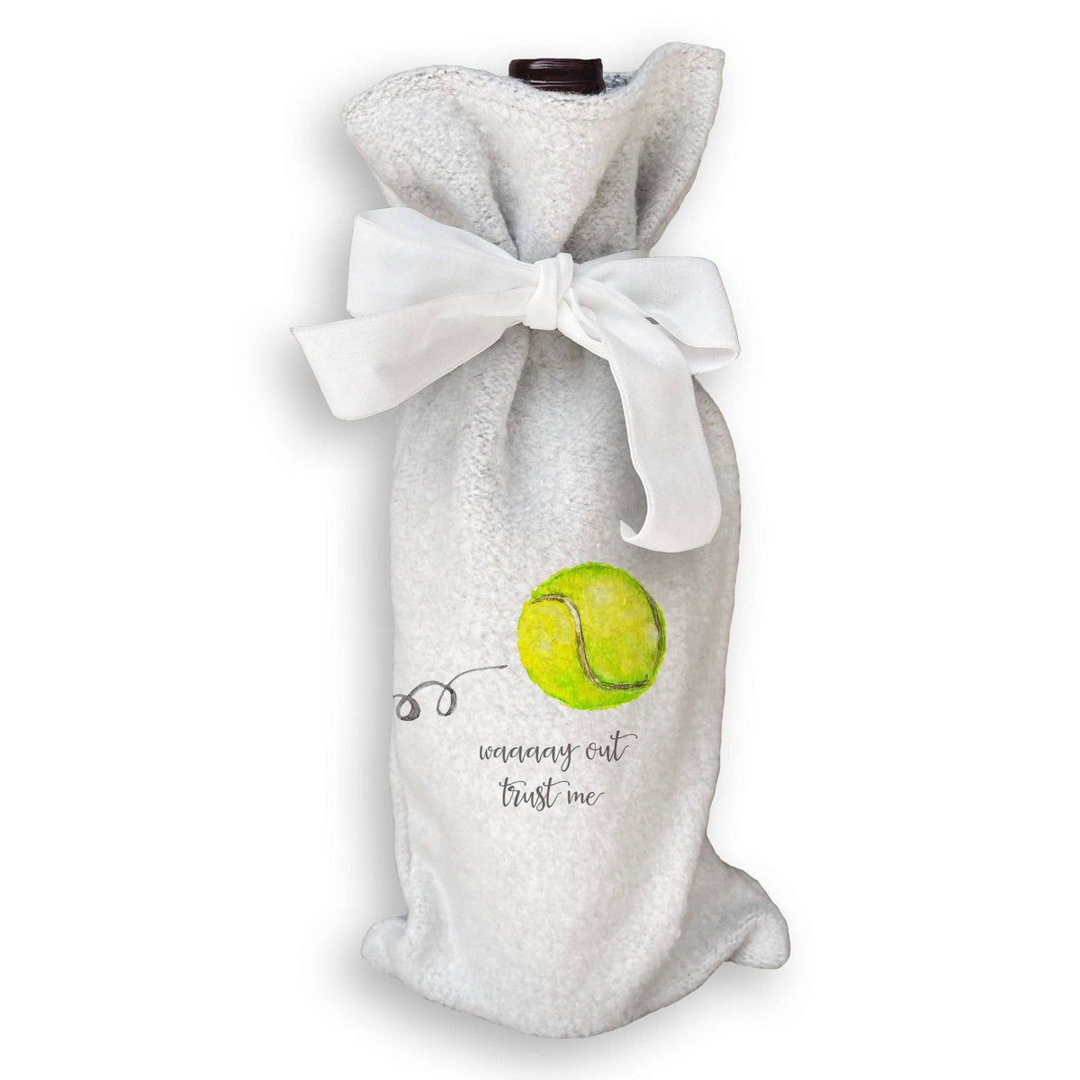 Tennis Waaay Out: Dishtowel / -