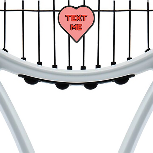Delicious Dampeners - (2-Pack) Candy Heart - Food Tennis Vibration Dampener
