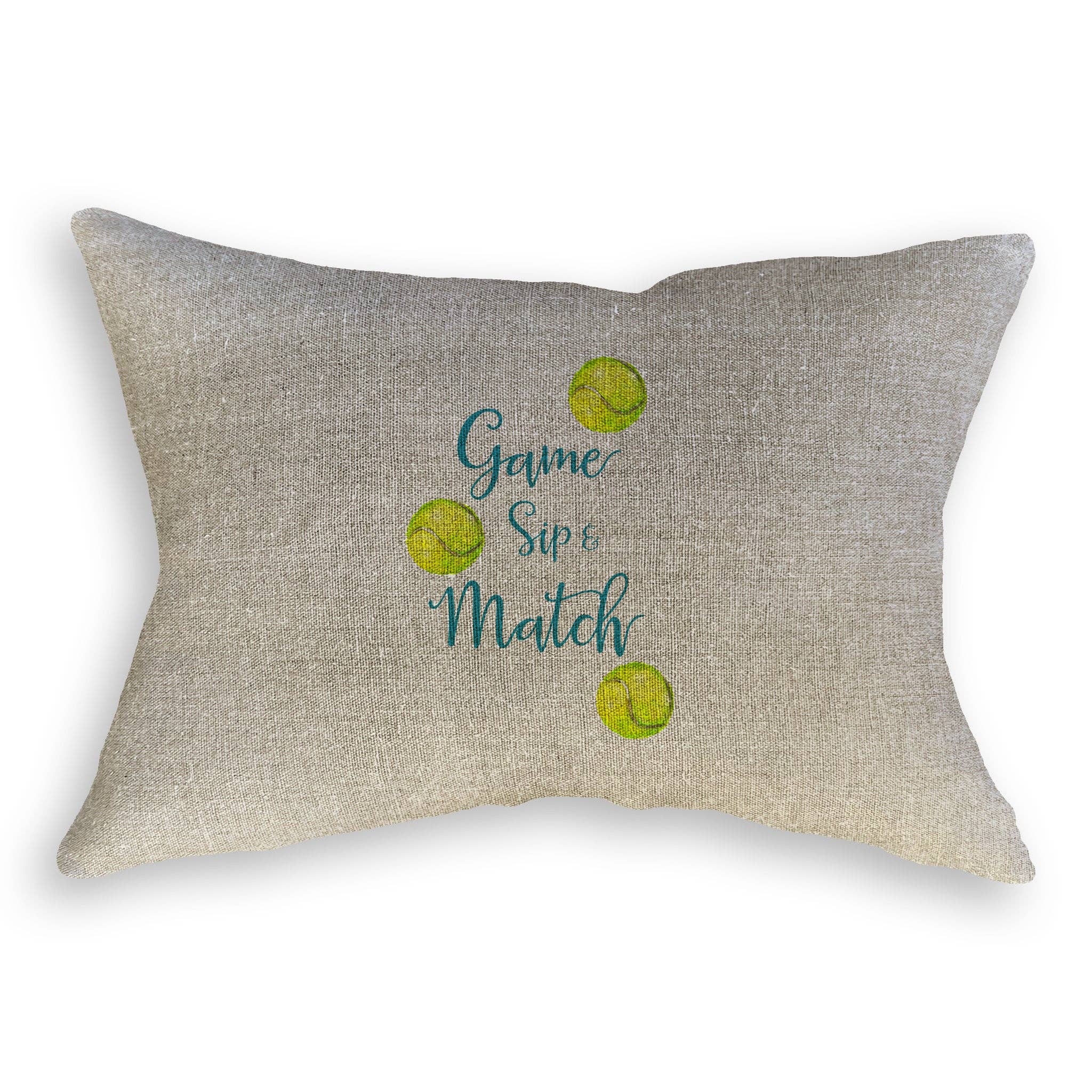 Tennis Game Sip Match: Dishtowel / -