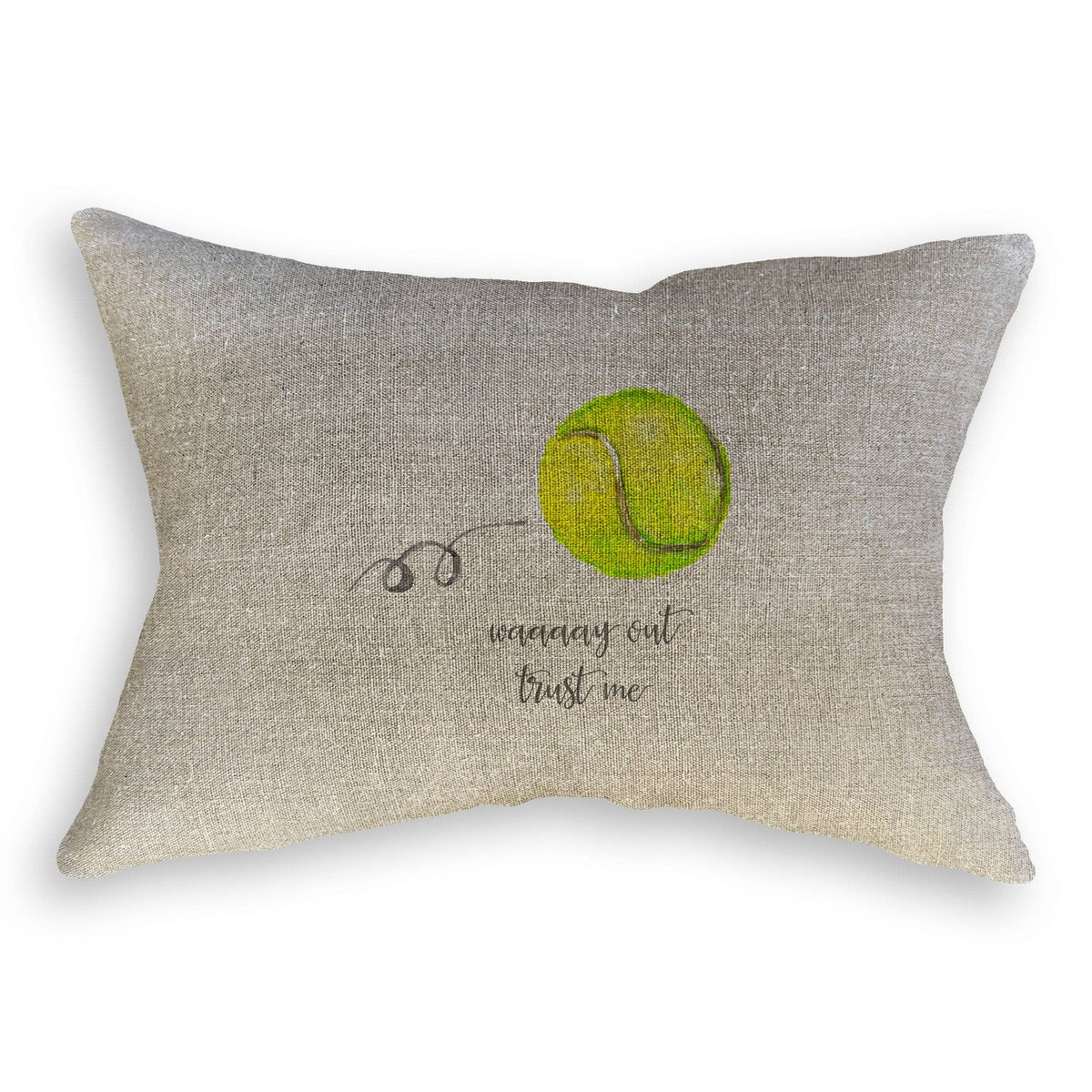 Tennis Waaay Out: Dishtowel / -