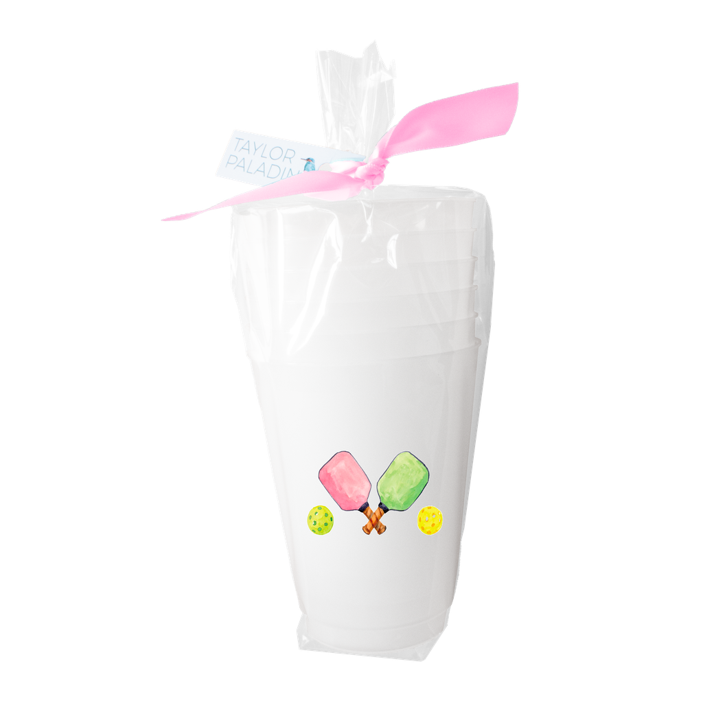 Pickleball Frosted Cups | Set of 8