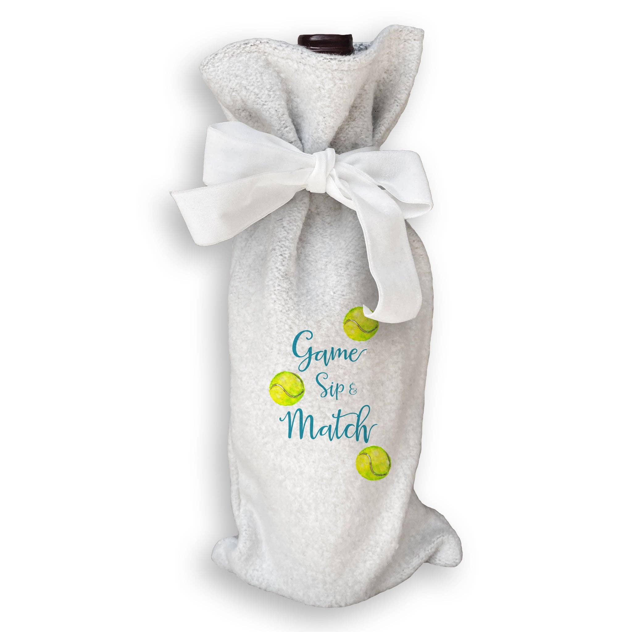 Tennis Game Sip Match: Dishtowel / -