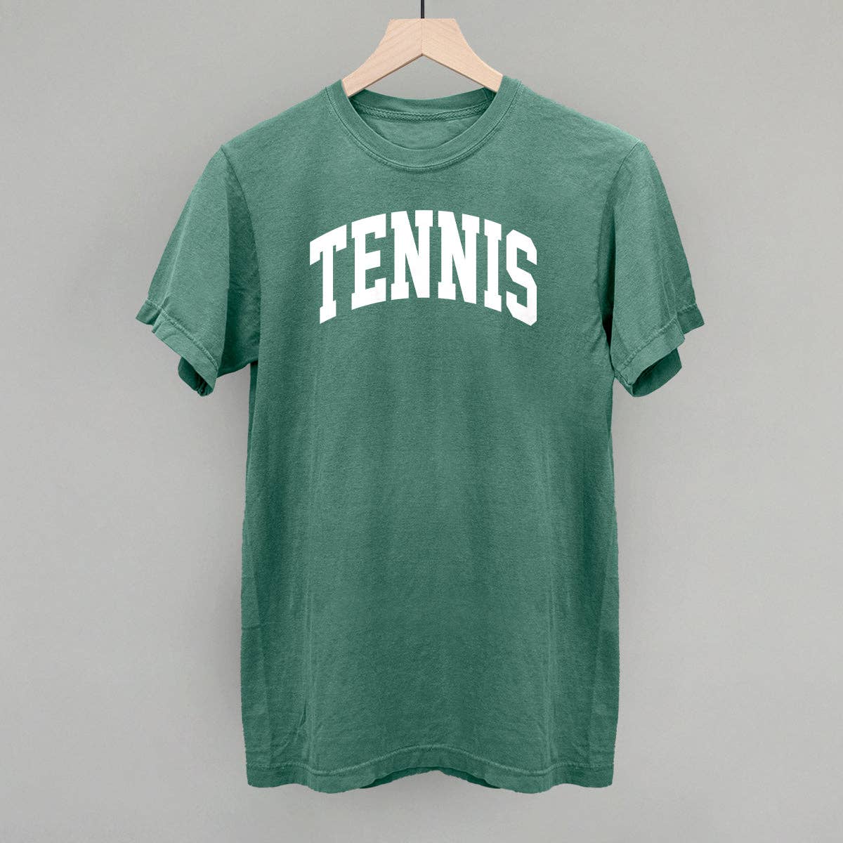 Tennis Arch (White): Navy / S / Oversized Varsity Crew